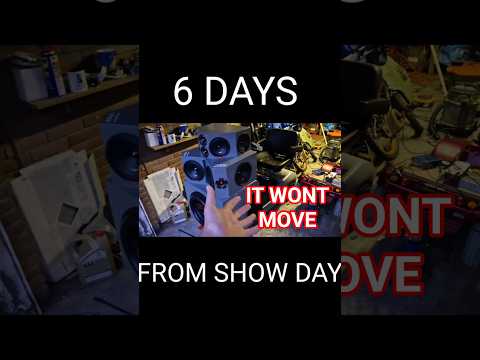 6 DAYS FROM SHOW DAY PROBLEMS!