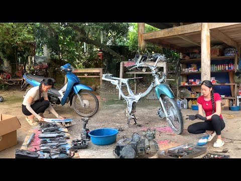 Repair and restore the entire Honda WaVe 97cc vehicle to help people