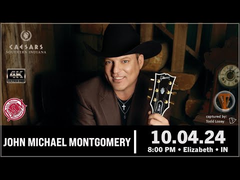 John Michael Montgomery - "Rope The Moon" - (4K Live) - Elizabeth, IN - Caesars Casino