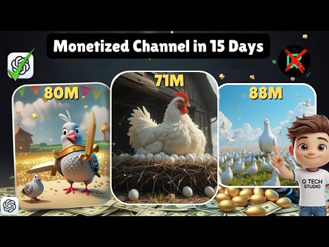 Monetized Your Channel in Just 15 Days and Earn Using AI + Canva (Viral Niche)