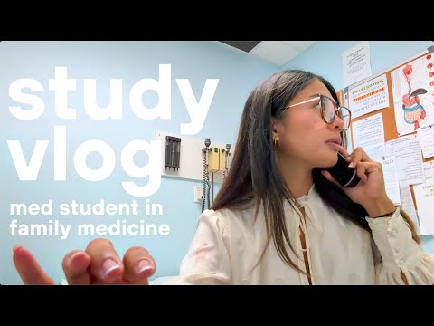 a very busy med school day 🫩🩺 clinic all day + late night grind | study vlog