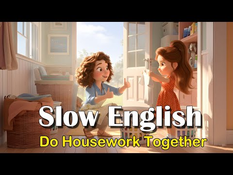 Daily English Practice: A Family Chores Story | Animated Conversation for ESL Beginners