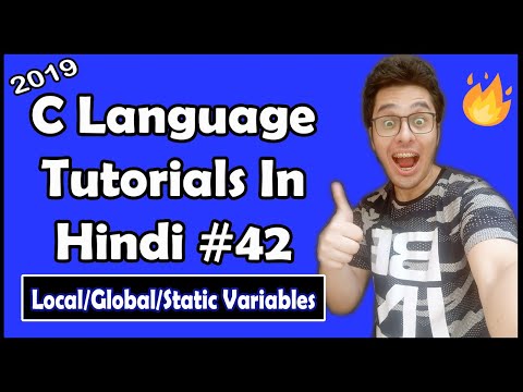 Static Variables In C: C Tutorial In Hindi #42
