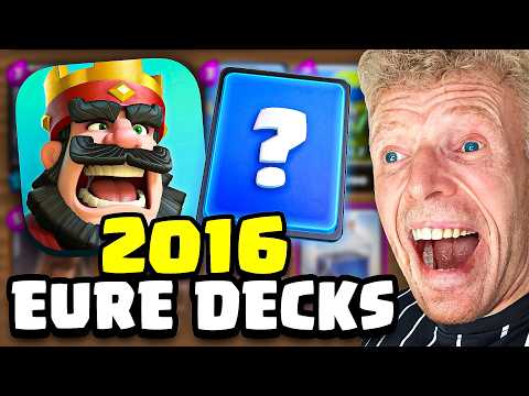 😱🤯PLAYING VIEWER DECKS FROM 2016 IN 2025… (I'm thrilled!) | Clash Royale German