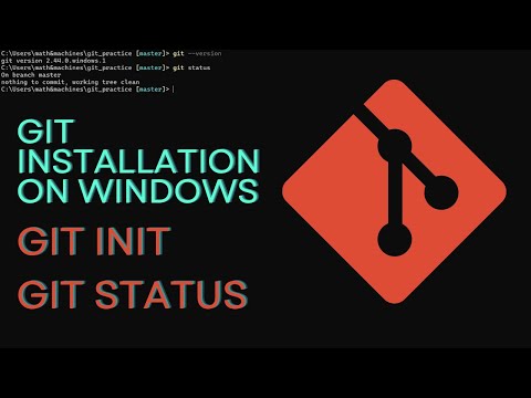 Installation and the very basics of Git