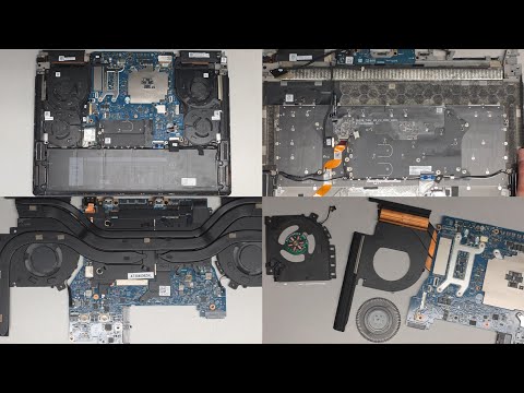 DELL Alienware x15 R1 Disassembly Motherboard Logicboard Charge Port CPU GPU Fan Replacement Repair