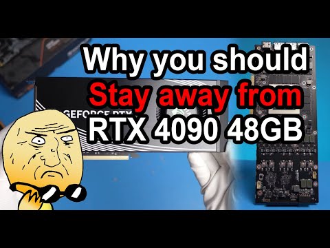 RTX 4090 with 48GB is not reliable