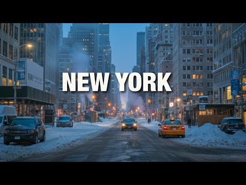 New York City LIVE FREEZING 🥶 Manhattan on Friday (January 30, 2026)