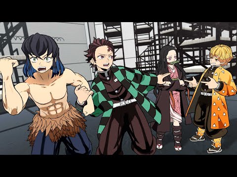 Demon Slayer Squid Game! (demon slayer vr)