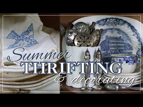 GOODWILL THRIFT WITH ME & SUMMER DECORATING | Thrifting, Home Decor, Thrift Haul