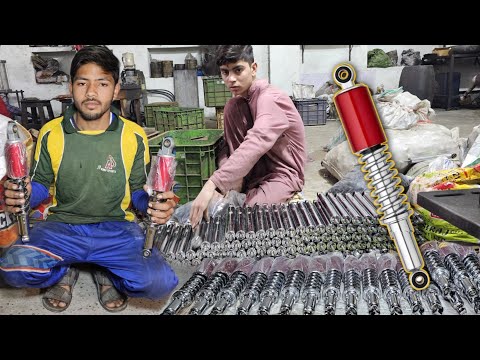 How Motorcycle Rear Shock Absorbers Are Made | Motorcycle Rear Shock Absorbers Manufacturing Process