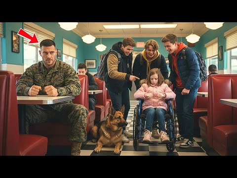 “Please Stop…” A U.S. Marine and His K9 Stepped In for a Disabled Girl — What Happened Next...