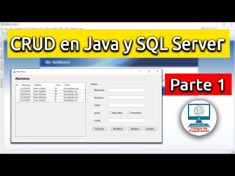 CRUD in Java and SQL Server Part 1