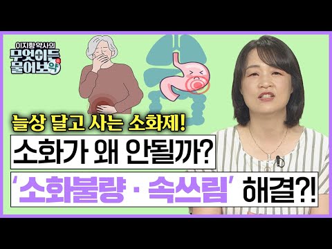 왜 속이 쓰리고 소화가 안되는 걸까? [이지향 약사의 무엇이든 물어보약 12화 FULL버젼]#과식#소화불량