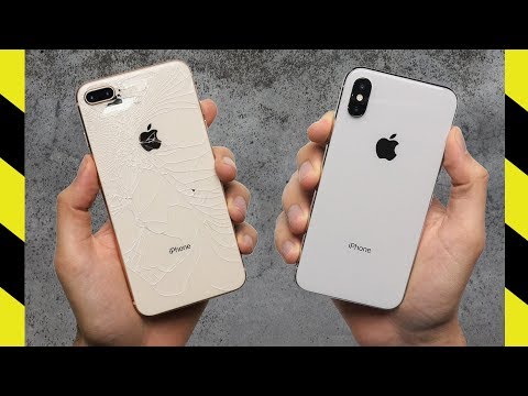 iPhone X vs. iPhone 8 Plus Drop Test!