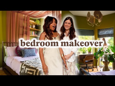 Boho Bedroom Makeover | DIY Whimsical Bed Canopy!