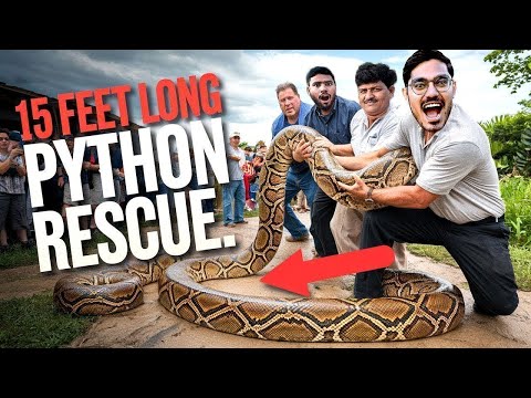 Saving 4 Python Snakes  इसने ऐसा जकड़ा, छुड़ाना मुश्किल हो गया😱