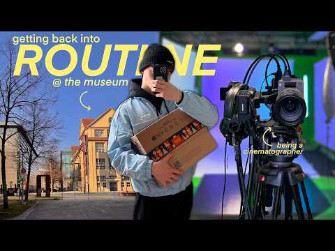 💻 days in my life as a working student ⤷ getting back into a routine, recording interviews