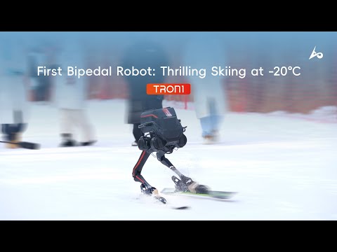 TRON 1 Goes Cold | The First Bipedal Robot Skiing in -20°C Extreme!