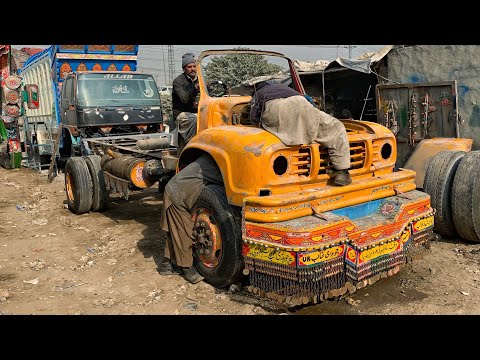 1990 model bedford truck Restoration in pakistan || How To Old Bedford Truck Restoration Process