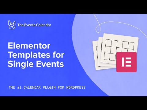 Elementor Templates for Single Events