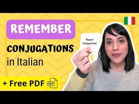 How to FINALLY REMEMBER Italian Verb Conjugations | 3 Teacher-Tested Methods