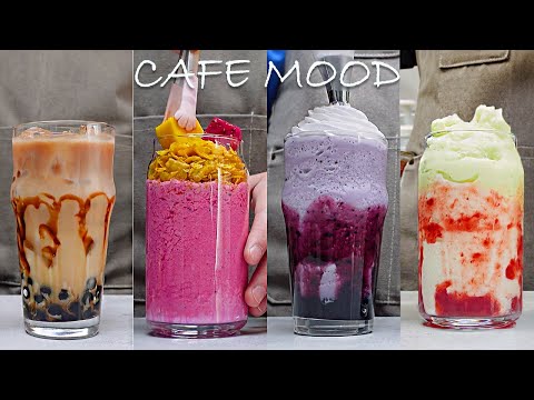 🧁지치고 힘들 땐 음료 ASMR로 힐링해요/주중의 여유로움/3시간 모음🍨3 Hours Vlog/Cafe Vlog/ASMR