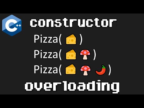 C++ CONSTRUCTOR OVERLOADING explained easy 👨‍🍳