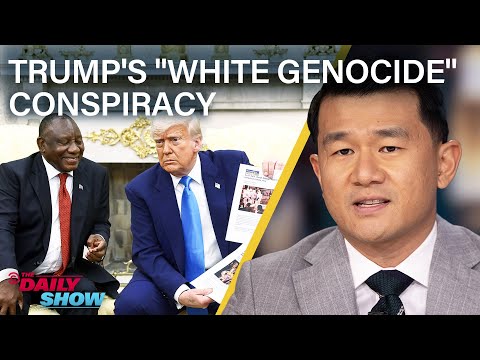 Trump Blasts South Africa for “White Genocide” & Trump Merch Needs a Spell Check | The Daily Show