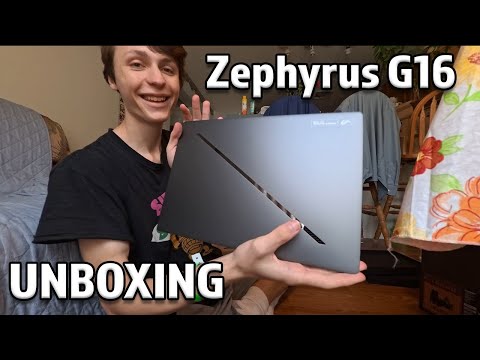 Asus ROG Zephyrus G16 Gaming Laptop Unboxing