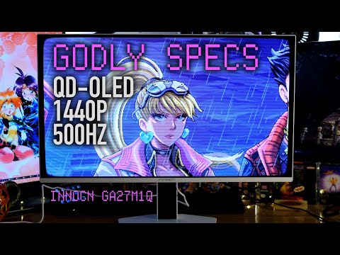 500Hz QD-OLED. Godly. INNOCN GA27M1Q 1440p Gaming Monitor