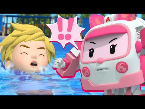 游泳池安全守则│变形警车珀利 生活安全篇🚑│夏季安全│生活安全篇系列│儿童动画│变形警车珀利TV