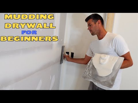 Taping Drywall For Beginners Day 2 (First Coat)