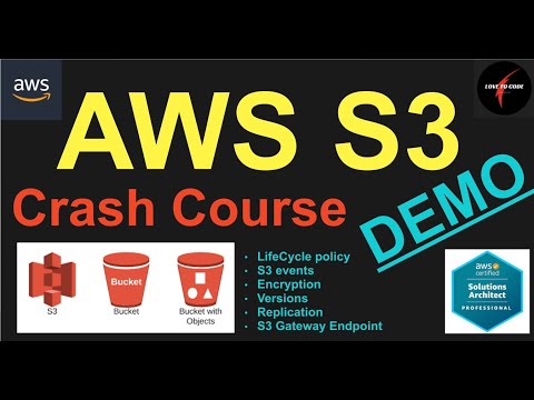 AWS S3 crash course, AWS S3 tutorial