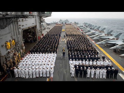 How 5,000 People Live on a $13 Billion Aircraft Carrier at Sea