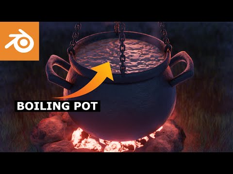 Blender Tutorial: Boiling Pot Animation - EASY