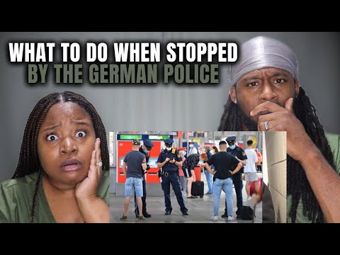 🇩🇪 American Couple Learns WHAT TO DO When Stopped by the German Police