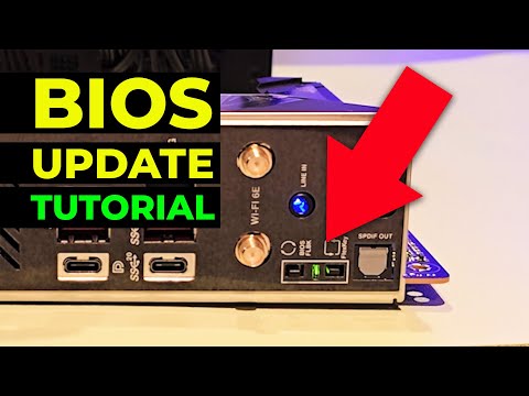How to update the BIOS on the ASUS Rog Strix B650E-I Motherboard | NO CPU NEEDED!