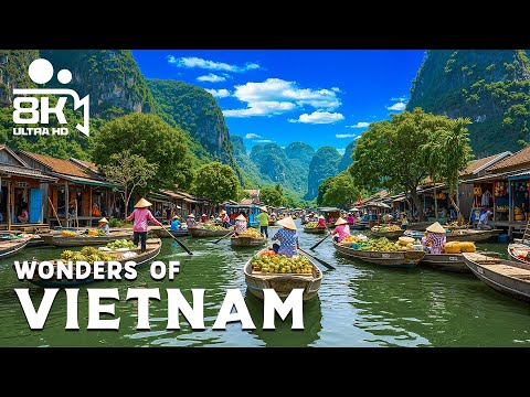 Wonders of Vietnam – Explore Rice Terraces, Temples, and Coastal Beauty | Travel Video 4K