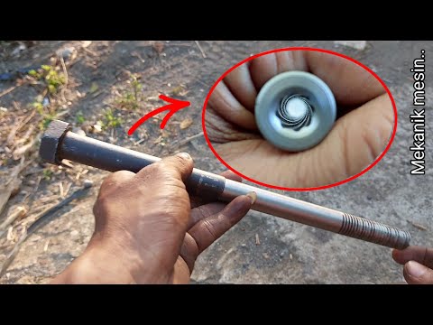 How to make barrel rifling from old steel bolts