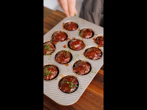 Meatloaf Muffins on the Traeger