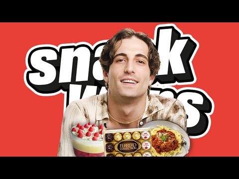 Damiano David From Måneskin Tries Italian and UK Snacks | Snack Wars