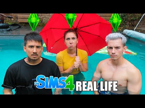 24H Sims 4 in Real Life unter ALLEN Bedingungen! Mit @julienbam @mexify