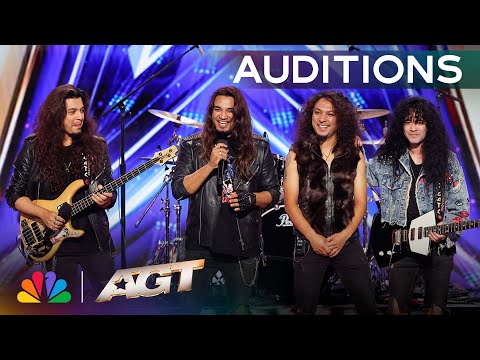 Girish And The Chronicles Add A Rock 'N' Roll SPIN To "Set Fire To The Rain" by Adele | AGT 2025
