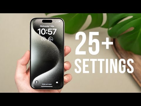 iPhone 15/15 Pro 25 Settings You NEED to Change Now!