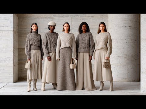 Max Mara Inspired Fall/Winter 2025/26 | Soft Taupe & Stone Neutrals for Modern Women