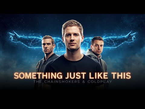 Something Just Like This - The Chainsmoker & Coldplay (Lyrics Video) - AI Art Tribute