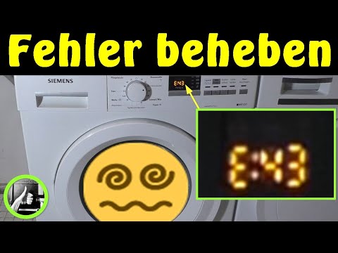 Fix error code E43 on Siemens washing machine ✅ Fix error E:43 on washing machine #diy