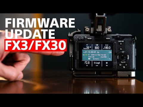 Sony FX3/FX30 Firmware BIG 6 MENU is here
