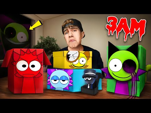 ÖFFNE NIEMALS ALLE SPRUNKI PYRAMIXED MYSTERY BOXEN um 3 UHR!!